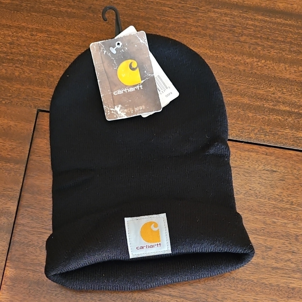 Carhartt Black Knit Hat! New With Tags!